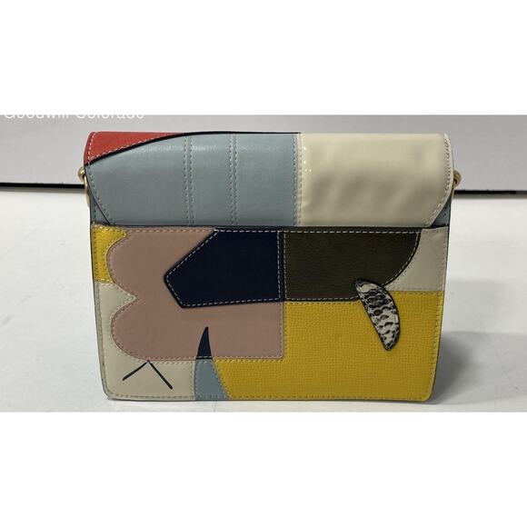 Tory Burch Robinson Convertible Mixed-Media Shoulder Bag Women's EUC - Picture 4 of 8